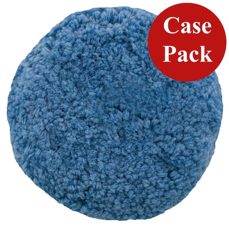 Presta Rotary Blended Wool Buffing Pad - Blue Soft Polish -, PK12 890144CASE
